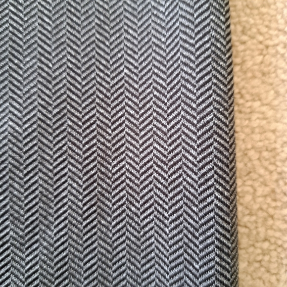 Roots Herringbone Leggings Womens Medium Black Grey Stretch Pants - Picture 3 of 8